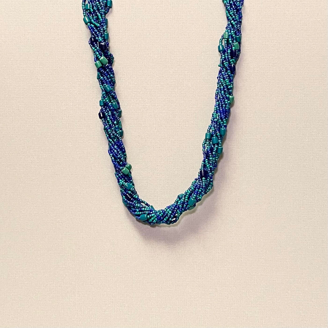 Multi-Strand Seed Bead Necklace